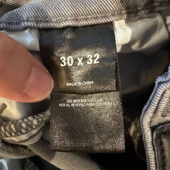 Express Slim Fit Gray Jeans Listed Sz 30x32 Measures 30x29 Comfort Stretch READ - Picture 7 of 12